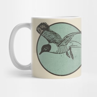 Bird Flying Transparent Design Mug